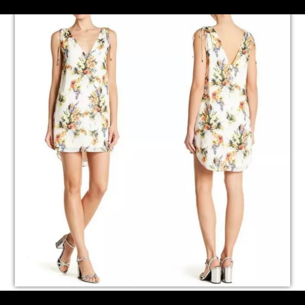 Haute Hippie Women's Endless Summer Night Out Floral Dress Hi-Lo Hem size 6